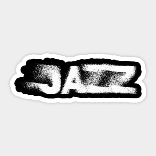 Jazz bold text Sticker